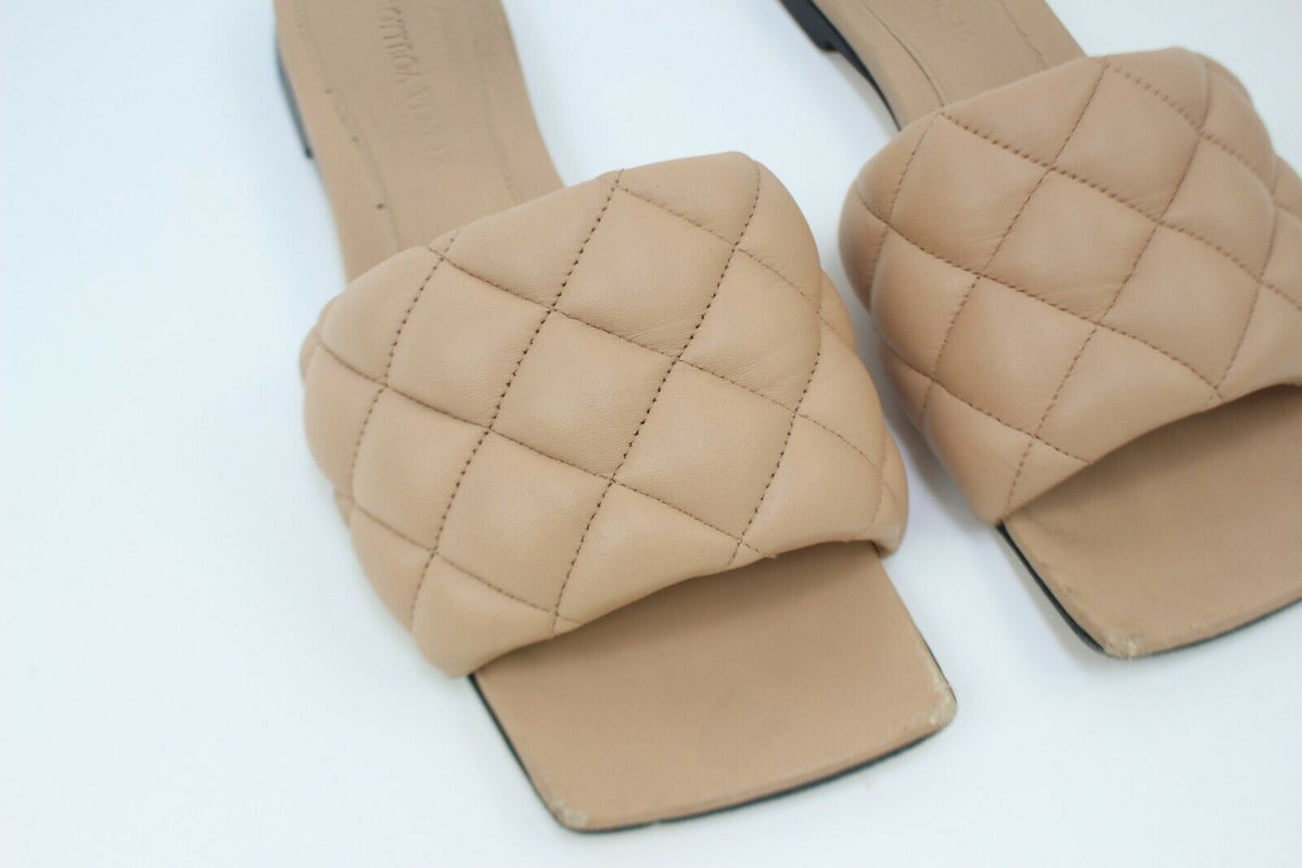 Bottega Veneta Quilted Slides UK 5 38 US 8 ladies