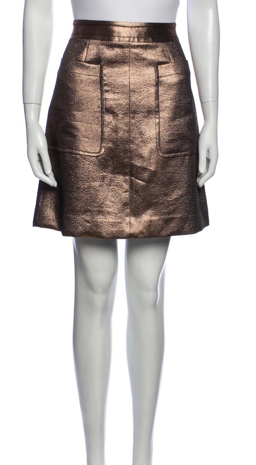 Marc by Marc Jacobs Bronze Mini Skirt Size US 2 UK 6 XS ladies