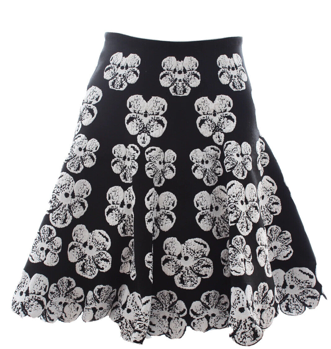 Azzedine Alaïa Alaia Floral Mini Skirt Runaway Collection Size F 40 UK 12 US 8 ladies
