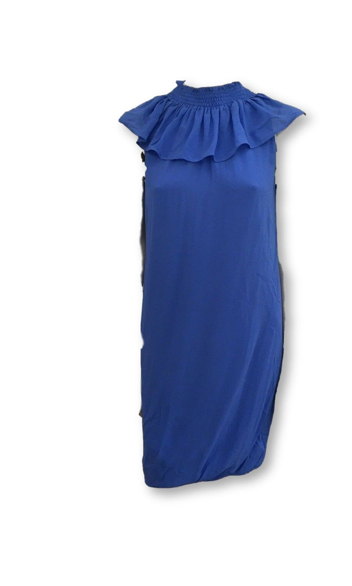 JASMINE DI MILO RUNAWAY PRONOVIAS SILK BLUE DRESS Ladies
