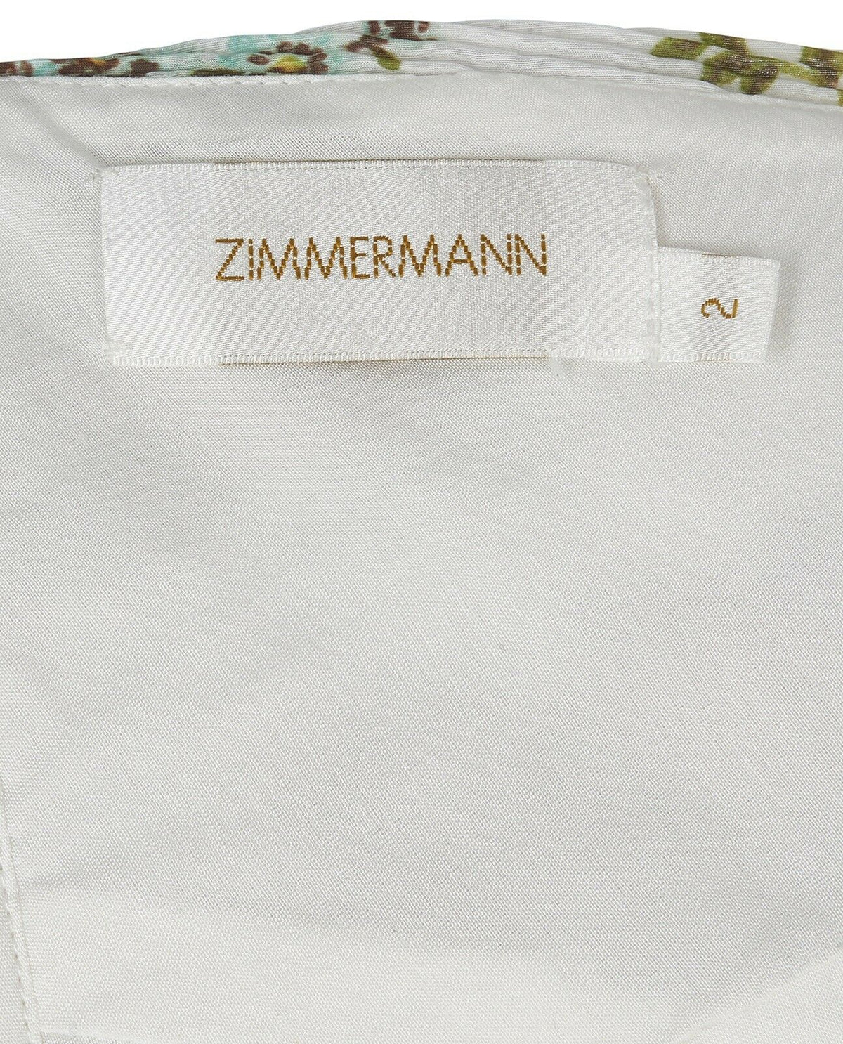 ZIMMERMANN Yellow Golden Surfer Crop Top Size 2 ladies