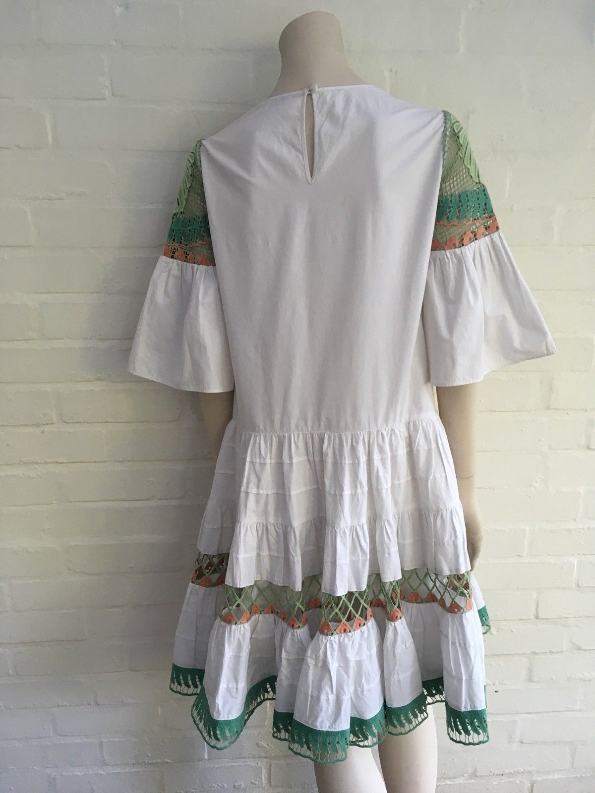 Temperley London Pistachio Clara Smock Runaway DRESS SIZE UK 10 US 6 Ladies