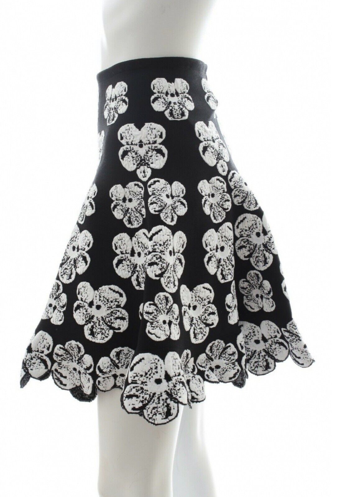 Azzedine Alaïa Alaia Floral Mini Skirt Runaway Collection Size F 40 UK 12 US 8 ladies