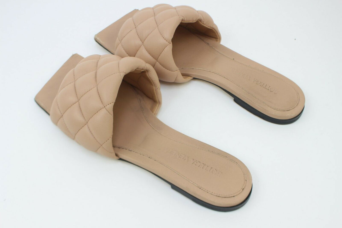 Bottega Veneta Quilted Slides UK 5 38 US 8 ladies