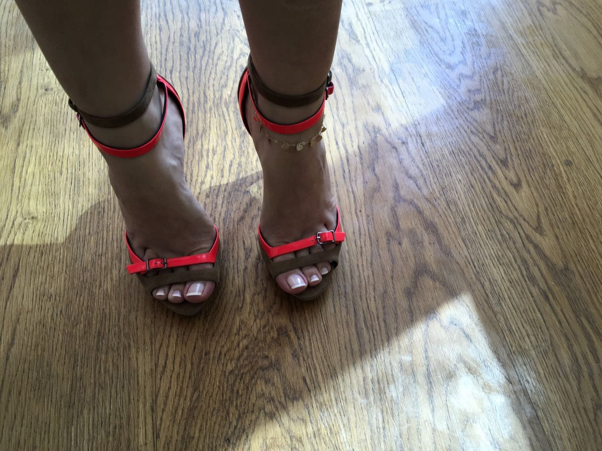 Pierre Hardy Suede Colorblock Dualstrap Sandals Shoes size 36 1/2 US 6.5 UK 3.5 Ladies