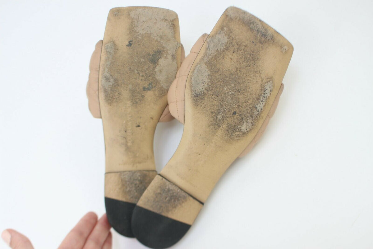 Bottega Veneta Quilted Slides UK 5 38 US 8 ladies