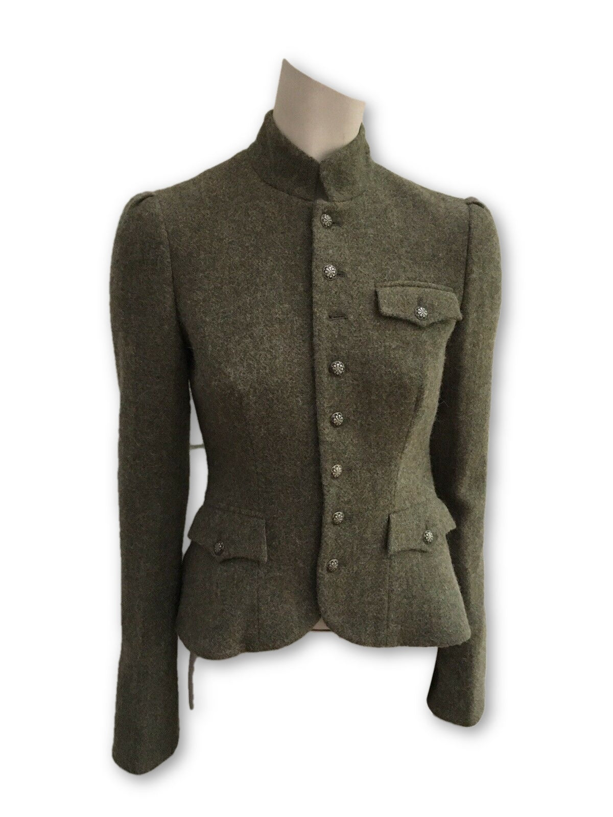 RALPH LAUREN Womens Wool Alpaca Fitted Blazer Jacket LADIES
