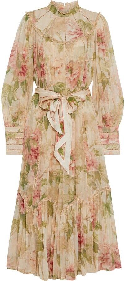 ZIMMERMANN ESPIONAGE SWING YOKE FLORAL DRESS SIZE 1 S SMALL ladies Afashionistastore ZIMMERMANN ESPIONAGE SWING YOKE FLORAL DRESS SIZE 1 S SMALL ladies Afashionistastore