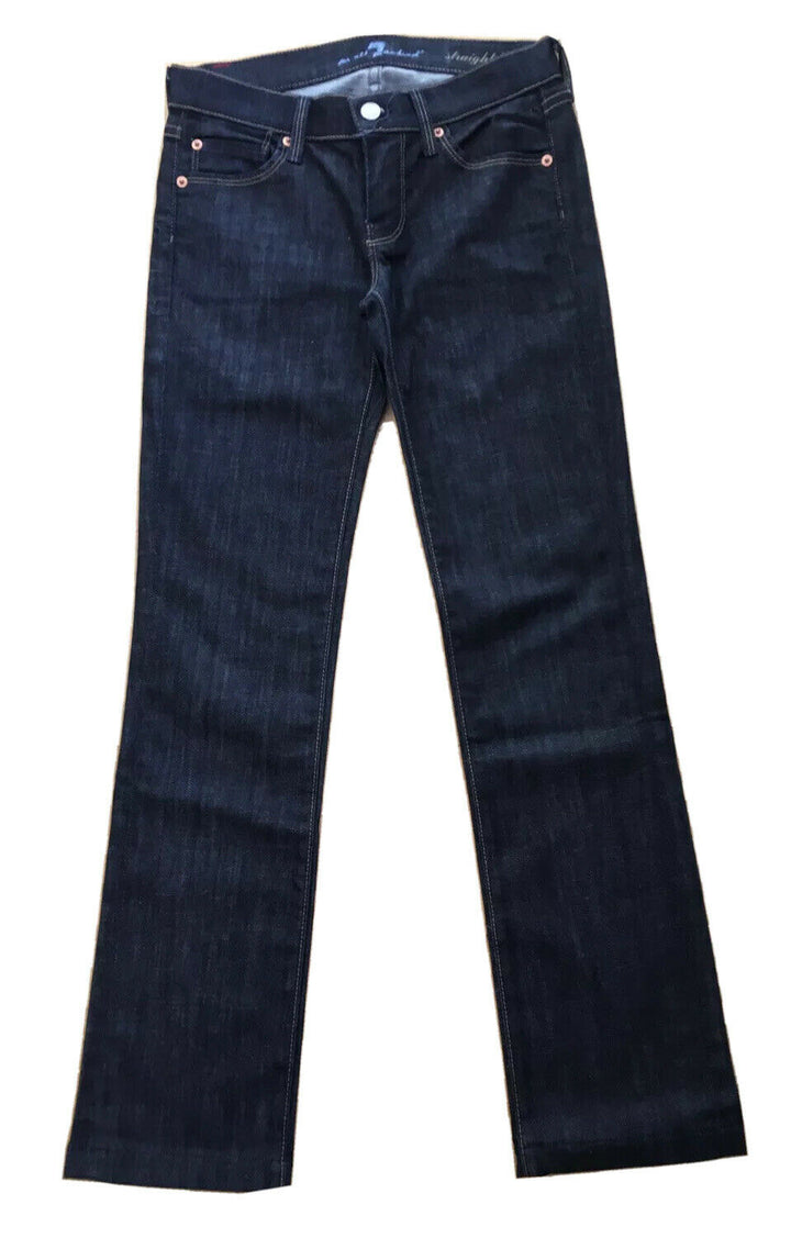 7 for all Mankind Straight Leg Jeans Denim Style U190S380S-380S Size 24 ladies