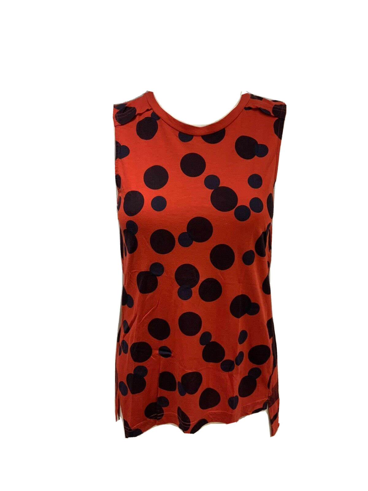 Stella McCartney Red Black Polka Dots Top T shirt Size I 40 UK 8 US 6 S small ladies