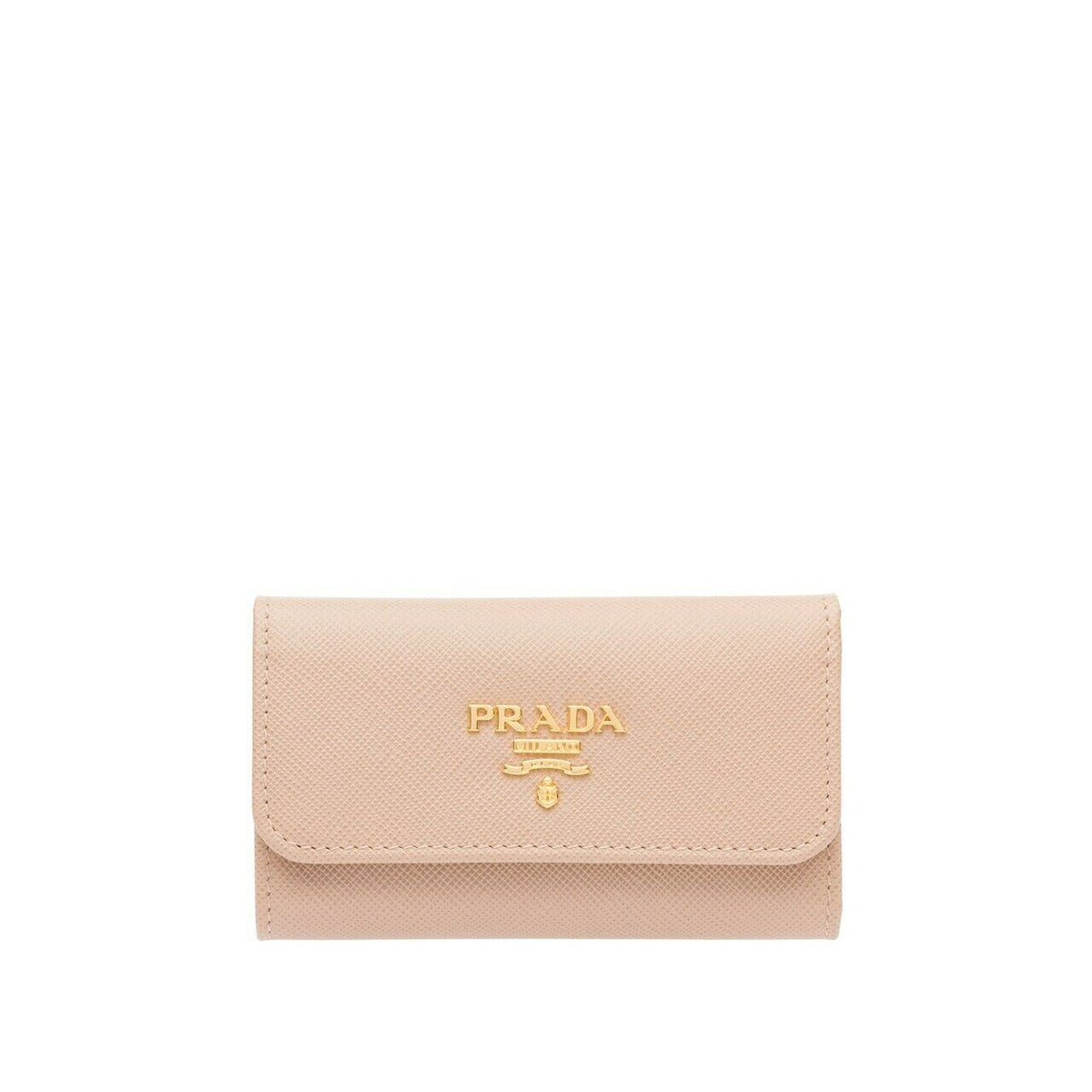 PRADA Saffiano Leather 6 Key Holder Wallet Keyholder Ladies