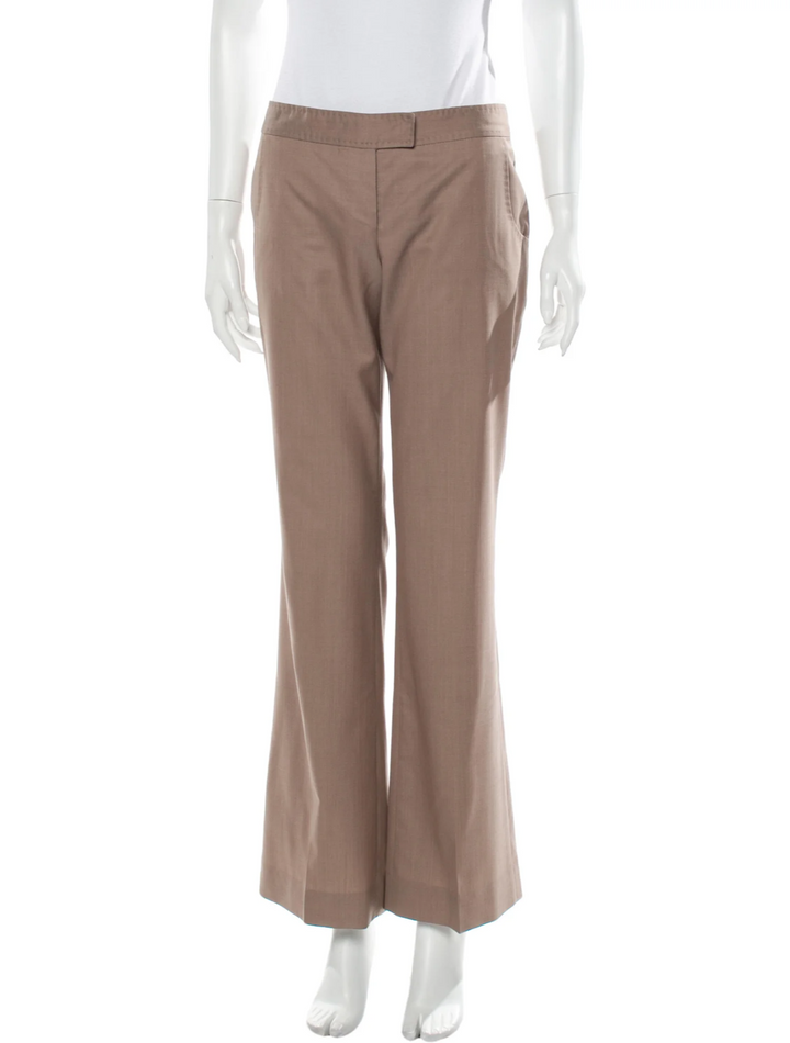 Stella McCartney Wool Wide Leg Pants Trousers Ladies Size I 38 UK 6 US 2 XS ladies