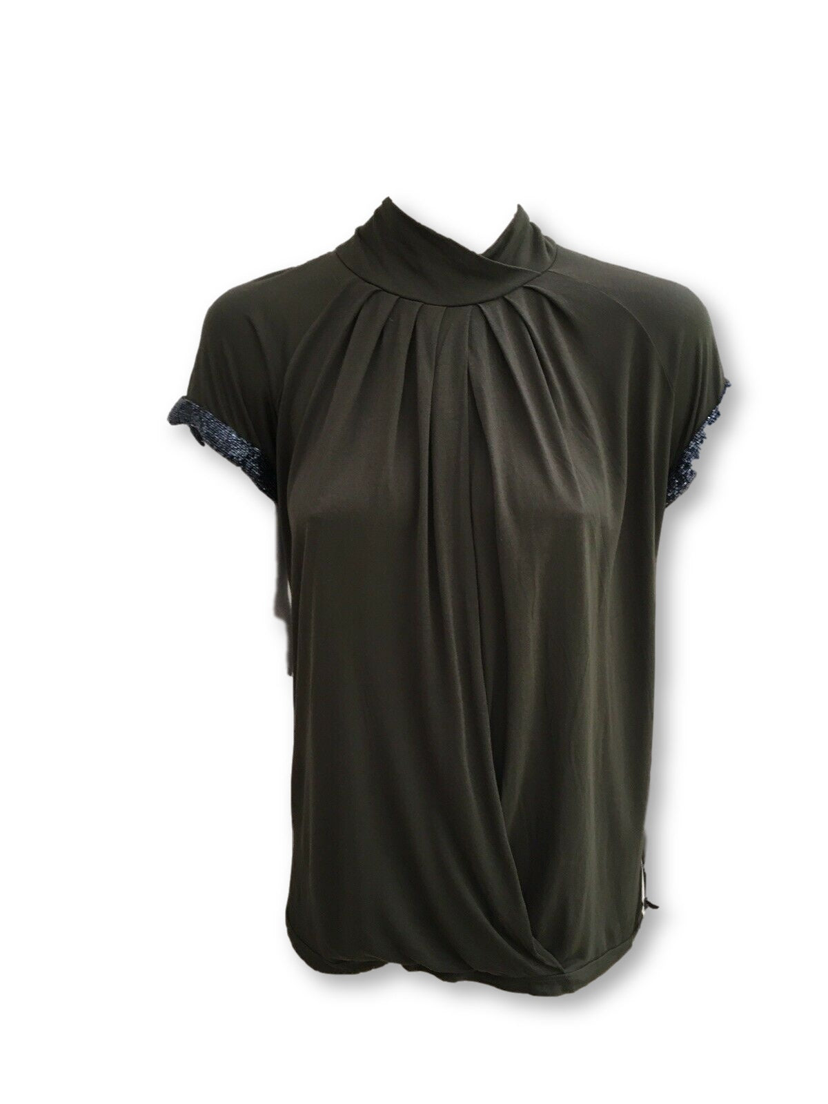PINKO Backless Khaki Amazing Top Ladies
