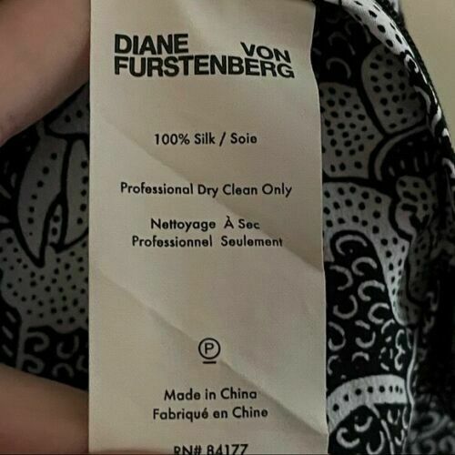 Diane von Furstenberg Ruffled Wrap-effect Printed Silk Romper US 0 UK 4 XXS XS ladies