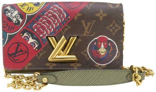 SOLD OUT Limited LOUIS VUITTON Monogram Epi Kabuki Twist Chain Wallet Bag ladies