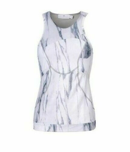 STELLA MCCARTNEY For ADIDAS Marble print stretch top Size 36 ladies