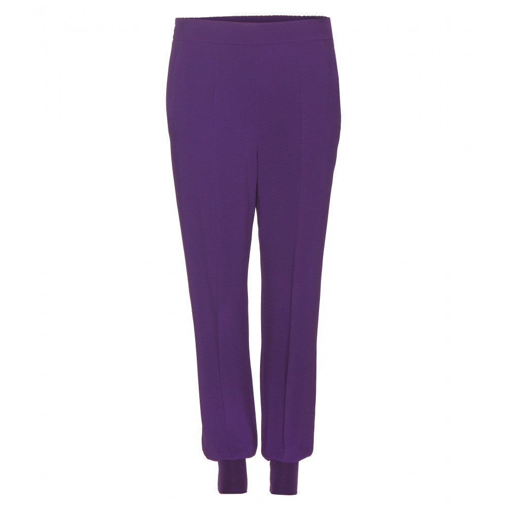 Stella McCartney Julia stretch-cady tapered Pants Trousers Size I 36 UK 6 US 2 ladies