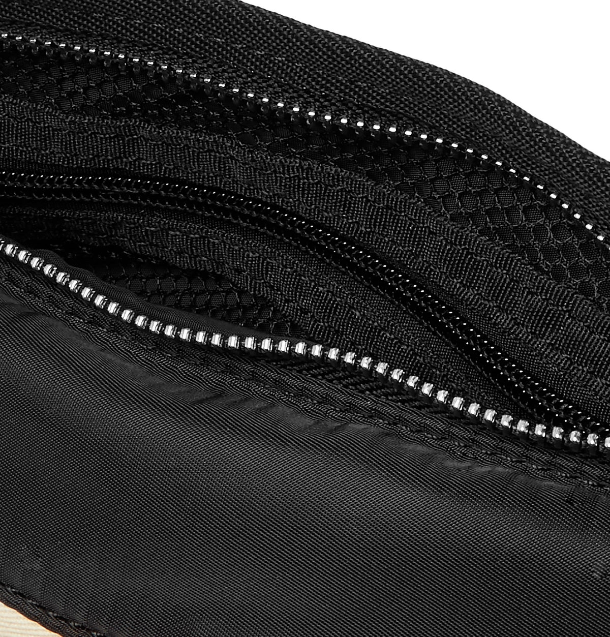 A.P.C. Lucille Leather-Trimmed Logo-Print Nylon Belt Bag Men