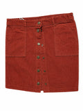 BONPOINT SNAP-FRONT CORDUROY SKIRT SIZE 14 YEARS CHILDREN