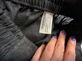 Zara Black Wide-Leg Linen Trousers – Size M ladies