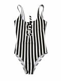 ERES Striped One-Piece Swimsuit size M medium ladies
