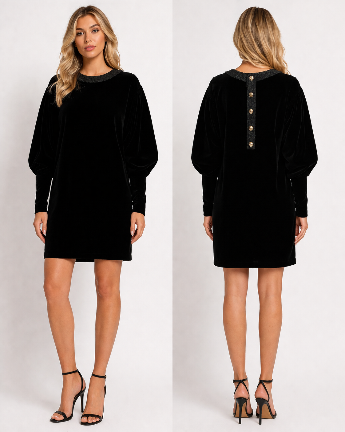 Chanel 2020 Black Velvet Dress Size F 34 UK 6 US 2 ladies