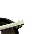 Prada Round Black Gold Oversized SPR50T 1AB-0A7 54-23-140 Sunglasses ladies