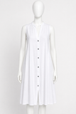 Hanro Cotton Deluxe White Sleeveless Nightdress – Size XS ladies