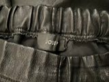 JOSEPH LEATHER LAMBSKIN MATT STRETCH LEGGINGS TROUSER SIZE F 38 UK 10 US 6 LADIES