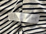 Christian Dior Striped Linen Blend Sailor Sweater – White/Navy ladies