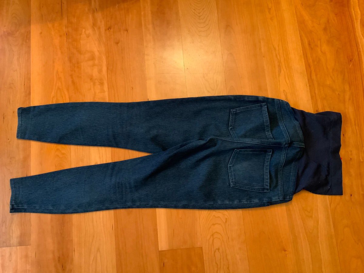 SPANX Mama Jean-ish Leggings Maternity Jeans Denim Size S/P small ladies