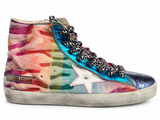 Golden Goose Francy Limited Edition Multicolour High-Top Trainers – Size 39 ladies