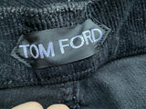 Tom Ford Black Slim-Fit Cotton-Blend Corduroy Trousers size 33 men