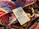 Camilla Frank Silk Rainbow Warrior sheer Overlay Dress size S small ladies