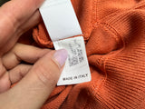 BRUNELLO CUCINELLI
Orange Cotton Jumper Sweater size 50 men