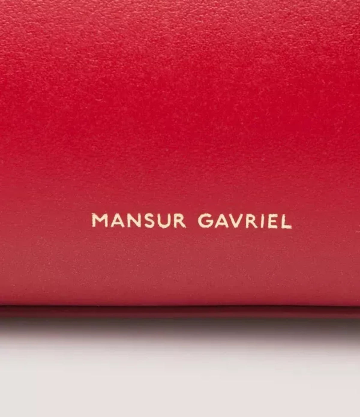 Mansur Gavriel Leather Calfskin Mini Sun Bag Flamma Red Bag Handbag ladies