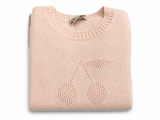 Bonpoint Girls’ Cashmere Cherry Pullover 12 years children