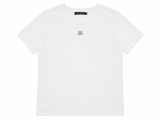 Dolce & Gabbana Crystal DG Logo Cotton T-Shirt – IT 42 ladies
