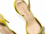 Stunning Jennifer Chamandi Vittorio 105mm jewel-trimmed pumps size 39 ladies
