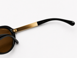 CHANEL Black Gold Acetate Frame Polarized Sunglasses - 5269 ladies