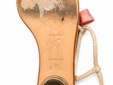 René Caovilla Crystal Bow Embellished Flat Sandals – Pink & Gold – EU 36 ladies