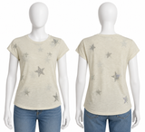 Zadig & Voltaire Skinny Stars Strass T-shirt ladies