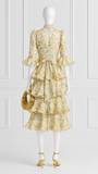 Zimmermann Harmony Ruffle Midi Dress