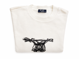 Il Gufo Motorcycle Graphic Sweatshirt Cream 3 Years children