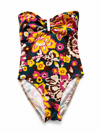 ERES Goyave Strapless Floral One-Piece Swimsuit
