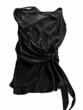angelo katsapis BLACK DRESS SIZE UK 12 US 8 IT 44 L ladies