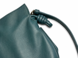 Loewe Mini Flamenco Knot Clutch Bag – Vetiver Green Soft Nappa Leather ladies