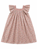 BONPOINT FLORAL LIBERTY PRINT HAND EMBROIDERED DRESS SIZE 14 YEARS