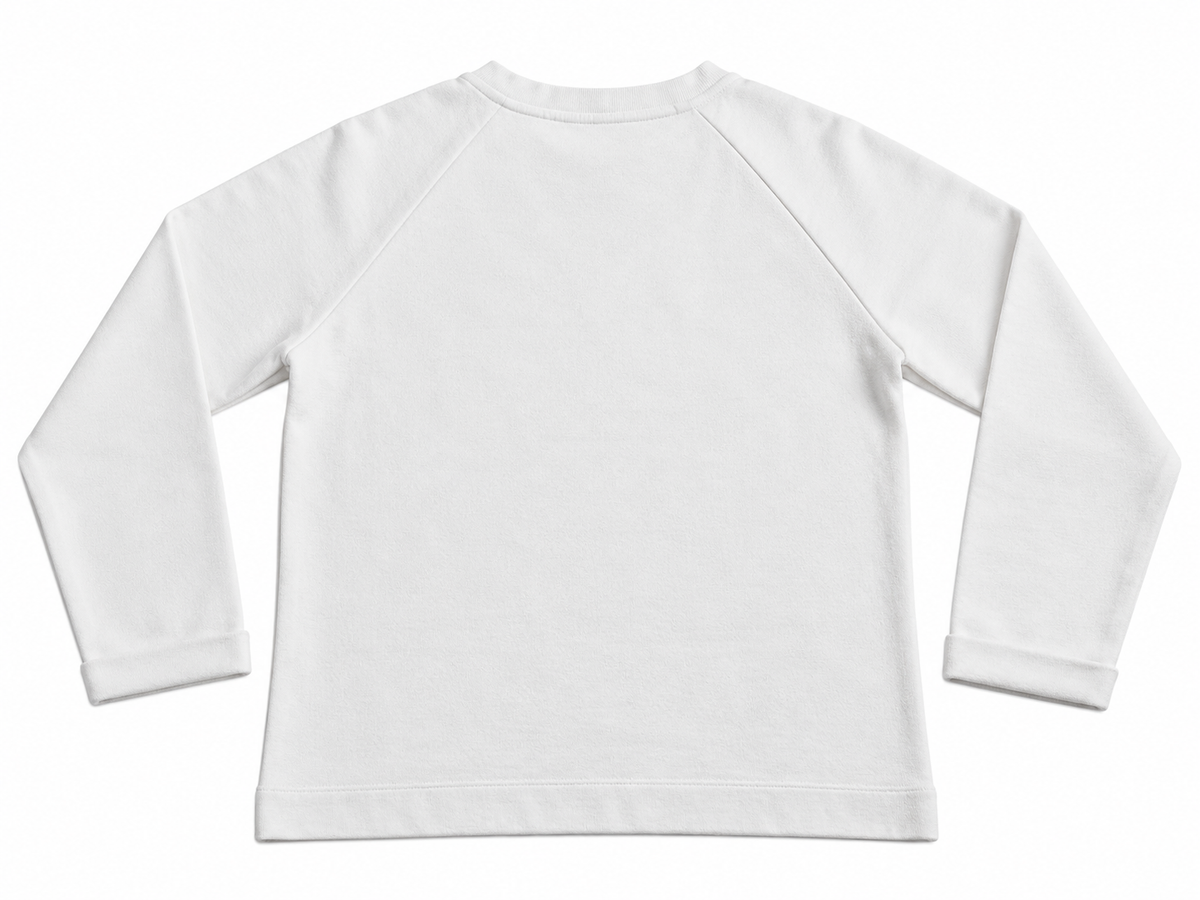 SC×PA Women’s White Cotton Sweatshirt ladies