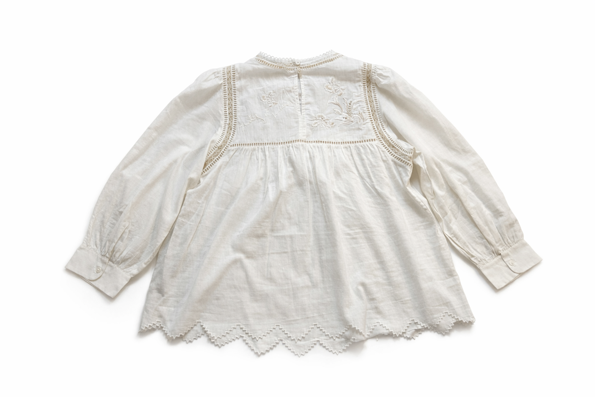 Zadig&Voltaire Temper Voile Embroidered Tunic Blouse Size M medium ladies